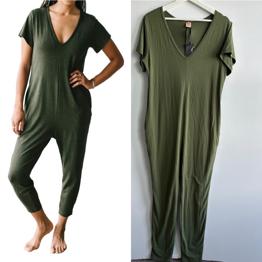 M NEW Smash + Tess Sunday Romper- Olivia Green